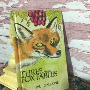 1971 Three Fox Fables, Aesop Fables By Paul Galdone Hardback Collectible